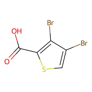 3,4-Dibromothiophene-2-carboxylic acid structure