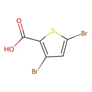 3,5-Dibromothiophene-2-carboxylic acid structure