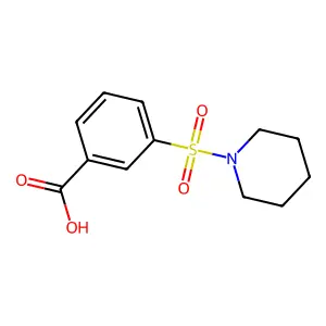 3-(Piperidine-1-sulfonyl)benzoic acid structure