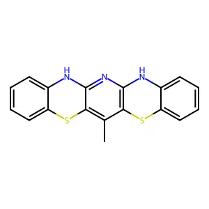 13-Methyl-5H,7H-12,14-dithia-5,6,7-triaza-pentacene structure