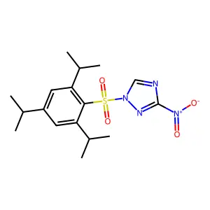 1-(2,4,6-Triisopropylbenzenesulfonyl)-3-nitro-1H-1,2,4-triazole structure