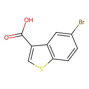 5-Bromo-1-benzothiophene-3-carboxylic acid structure