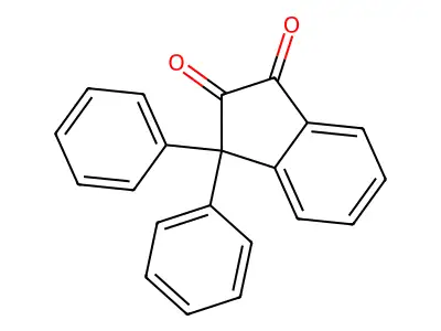 3,3-diphenyl-1H-indene-1,2(3H)-dione structure