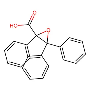 2,3,3-Triphenyloxirane-2-carboxylic acid structure