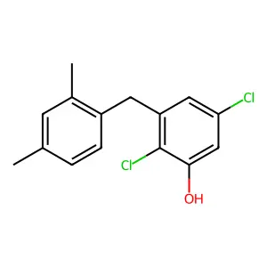 Cresol, 2,5-dichloro-alpha-(2,4-xylyl)- structure