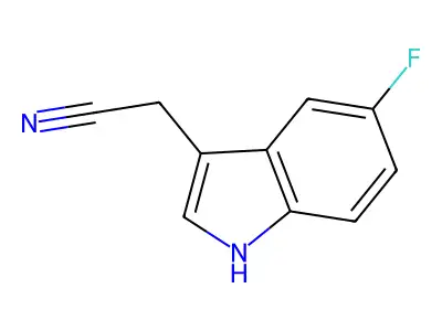 2-(5-nitro-1H-indol-3-yl)acetonitrile structure