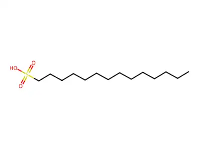 1-十四烷磺酸 structure