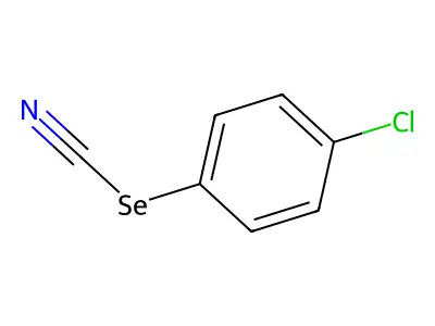 (4-Chlorophenyl) selenocyanate structure