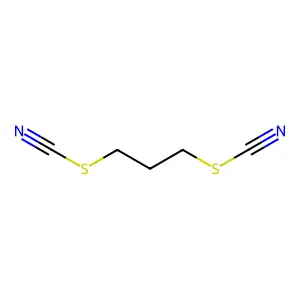 C,C'-1,3-Propanediyl dithiocyanate structure