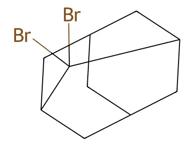 2,2-Dibromoadamantane structure
