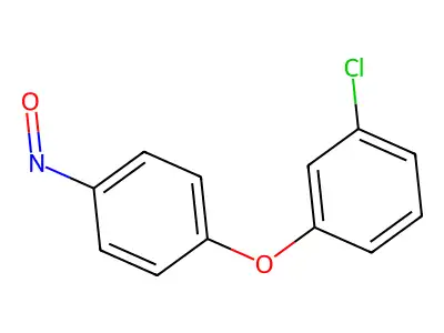 Benzene, 1-chloro-3-(4-nitrosophenoxy)- structure