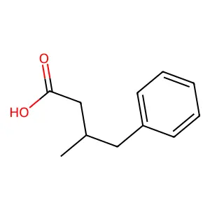 beta-Methylbenzenebutanoic acid structure