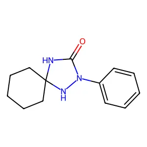 2-Phenyl-1,2,4-triazaspiro[4.5]decan-3-one structure