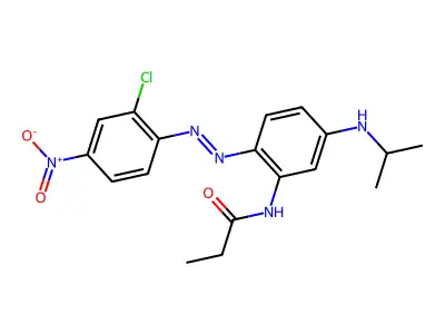 n-[2-[azo]-5-[amino]phenyl]propanamide structure