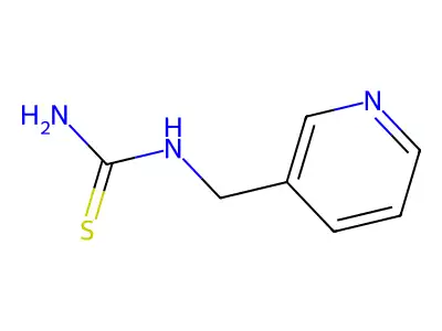 N-(3-pyridinylmethyl)thiourea structure