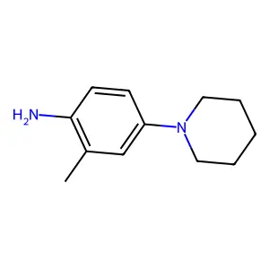 2-Methyl-4-(piperidin-1-yl)aniline structure
