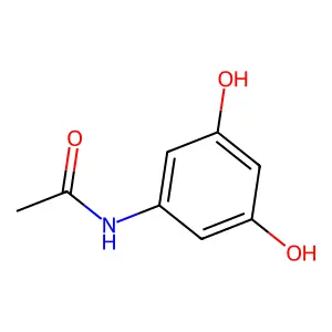 N-(3,5-二羟基苯基)乙酰胺 structure