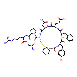 Argipressin, beta-mercapto-beta,beta cyclopentamethylenepropionic acid(1)- structure