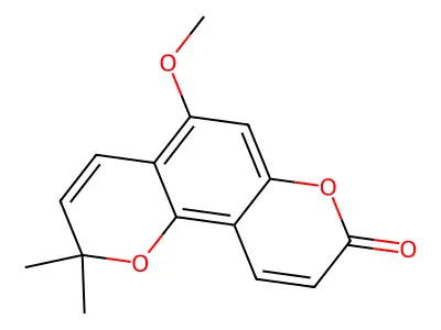 Alloxanthoxyletin structure