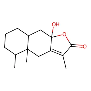 8beta-Hydroxyeremophilenolide structure