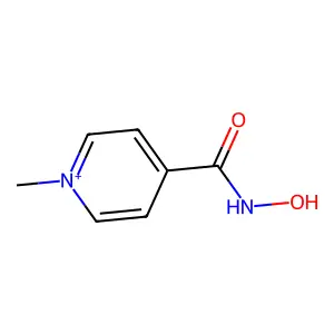 4-(Hydroxycarbamoyl)-1-methylpyridinium structure