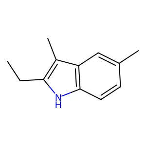 2-ethyl-3,5-dimethyl-1H-indole structure