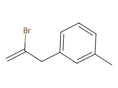 2-Bromo-3-(3-methylphenyl)-1-propene structure