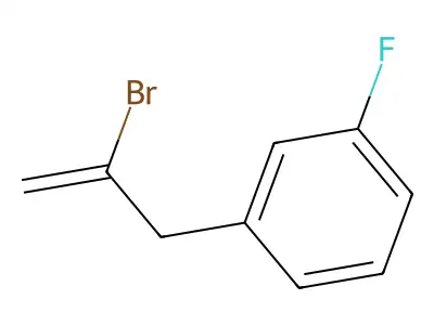 2-Bromo-3-(3-fluorophenyl)-1-propene structure