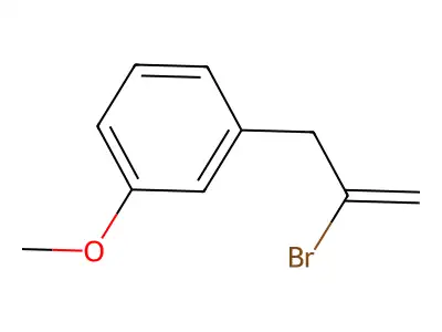 2-Bromo-3-(3-methoxyphenyl)-1-propene structure
