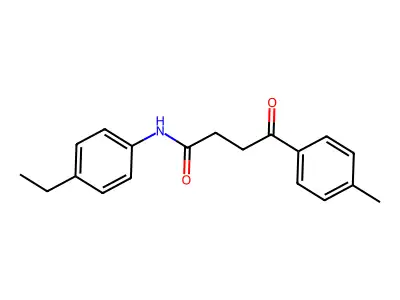 N-(4-ethylphenyl)-4-(4-methylphenyl)-4-oxobutanamide structure