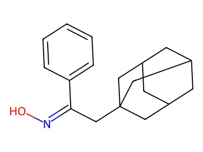 2-(Adamantan-1-yl)-1-phenylethan-1-one oxime structure