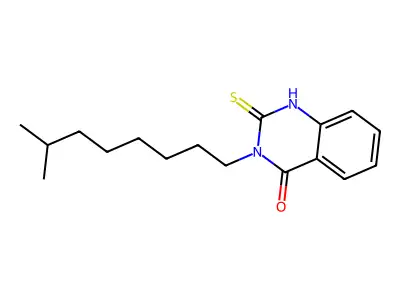 2-mercapto-3-(7-methyloctyl)quinazolin-4(3H)-one structure
