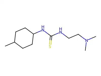 1-[2-(Dimethylamino)ethyl]-3-(4-methylcyclohexyl)thiourea structure