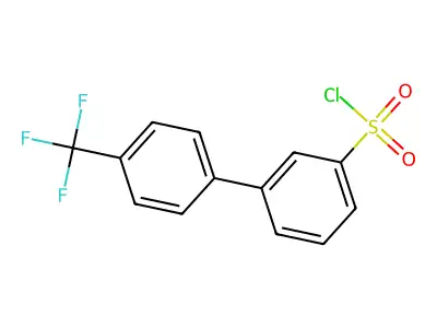 4'-(Trifluoromethyl)-[1,1'-biphenyl]-3-sulfonyl chloride structure