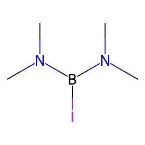 1-碘-N,N,N',N'-四甲基硼二胺 structure