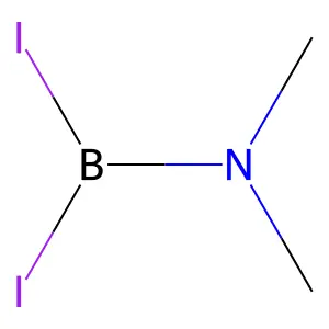 Boranediamine, 1,1-diiodo-N,N-dimethyl- structure