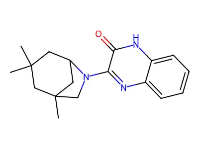 3-{1,3,3-Trimethyl-6-azabicyclo[3.2.1]octan-6-yl}-1,2-dihydroquinoxalin-2-one structure