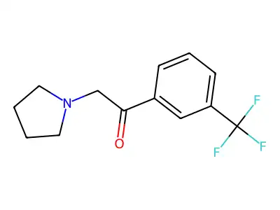 2-(Pyrrolidin-1-yl)-1-(3-(trifluoromethyl)phenyl)ethan-1-one structure