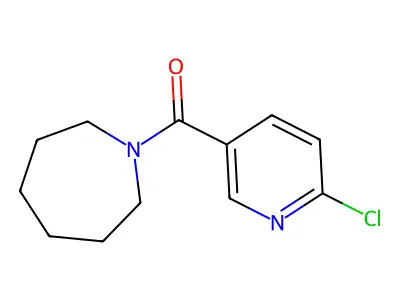 Azepan-1-yl(6-chloropyridin-3-yl)methanone structure