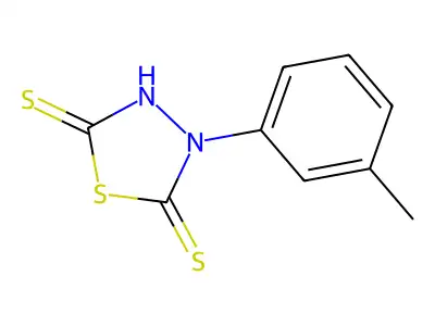 3-(3-Methylphenyl)-1,3,4-thiadiazolidine-2,5-dithione structure