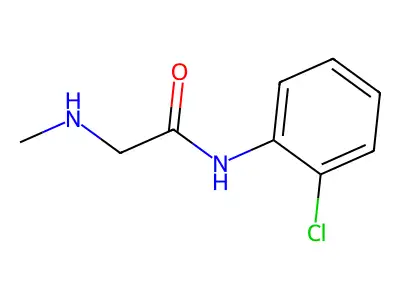 N-(2-chlorophenyl)-2-(methylamino)acetamide structure