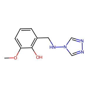 2-Methoxy-6-[(1,2,4-triazol-4-ylamino)methyl]phenol structure
