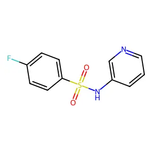 4-fluoro-N-pyridin-3-ylbenzenesulfonamide structure