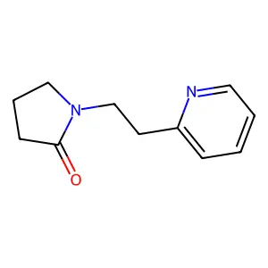 1-[2-(Pyridin-2-yl)ethyl]pyrrolidin-2-one structure