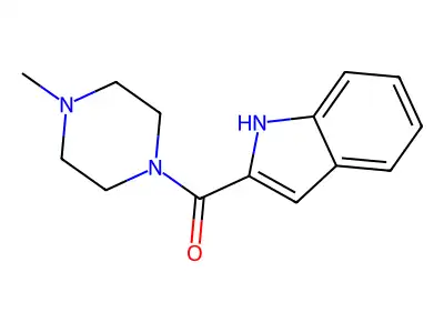 (1H-indol-2-yl)(4-methylpiperazin-1-yl)methanone structure