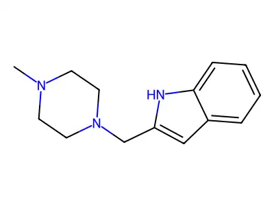 2-[(4-methylpiperazin-1-yl)methyl]-1H-indole structure