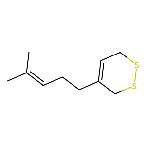 3,6-Dihydro-4-(4-methyl-3-pentenyl)-1,2-dithiin structure