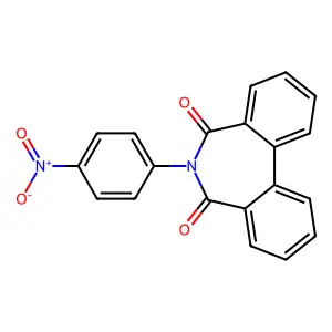6-(4-Nitrophenyl)benzo[d][2]benzazepine-5,7-dione structure