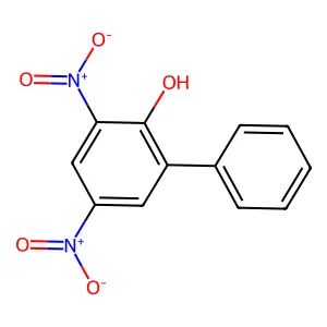 3,5-Dinitro(1,1'-biphenyl)-2-ol structure