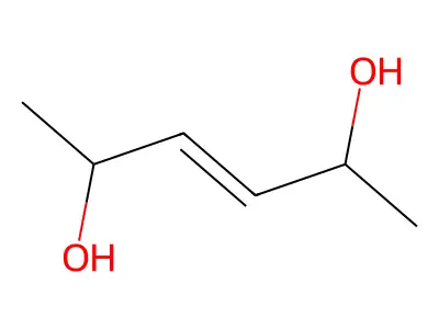 3-Hexen-2,5-diol structure